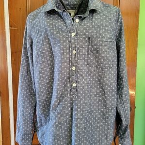 J. Crew * women's chambray-like button up top